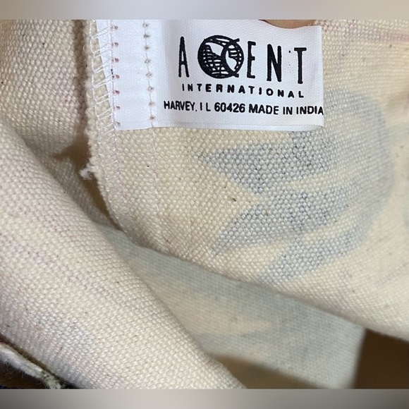 Tote Bag Spring Canvas Colorful Patterned Floral/Abstract Design NEW - Picture 6 of 9